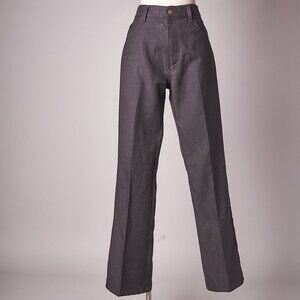 Vintage 1970s Black Levi’s Polyester Boot Cut Pants